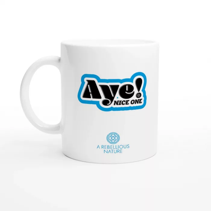 Aye! White Mug