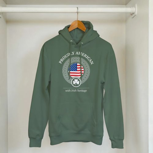 American with Irish Heritage Hoodie