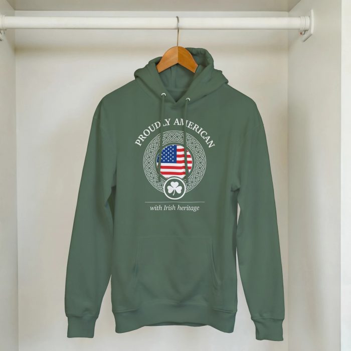 American with Irish Heritage Hoodie