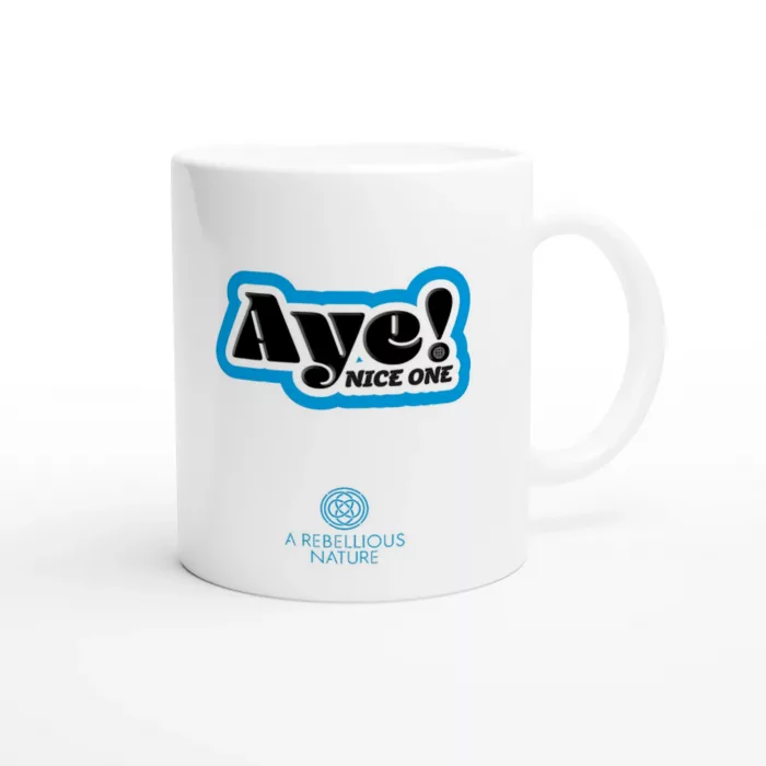 Aye! White Mug