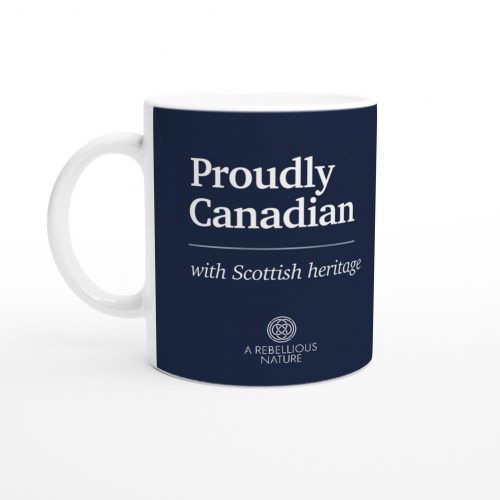Canadian with Scottish Heritage Blue Mug