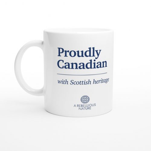 Canadian with Scottish Heritage White Mug
