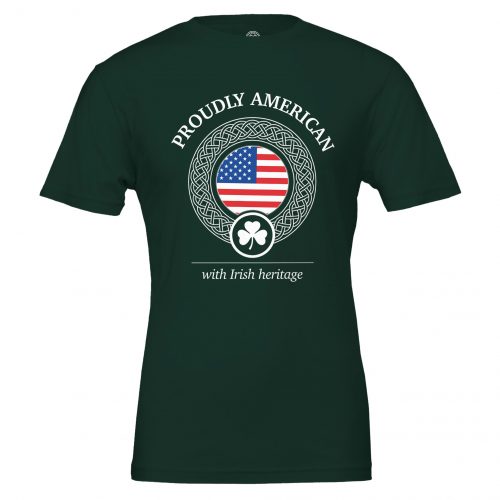 American with Irish Heritage T-shirt
