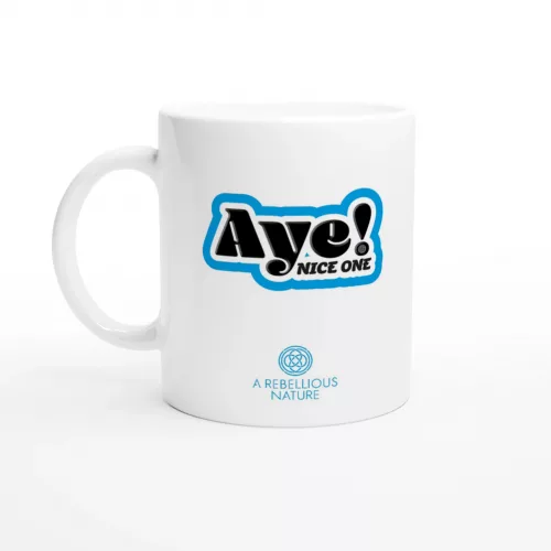 Aye! White Mug