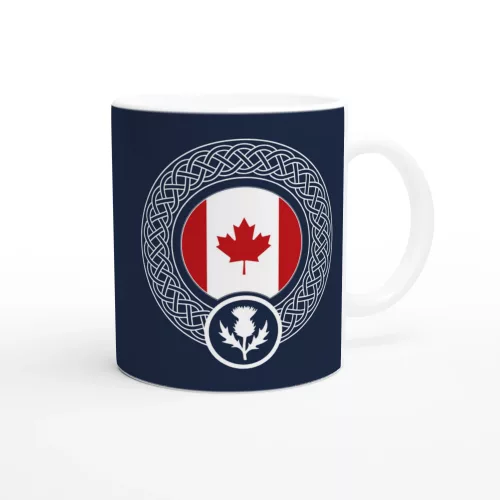 Canadian with Scottish Heritage Blue Mug