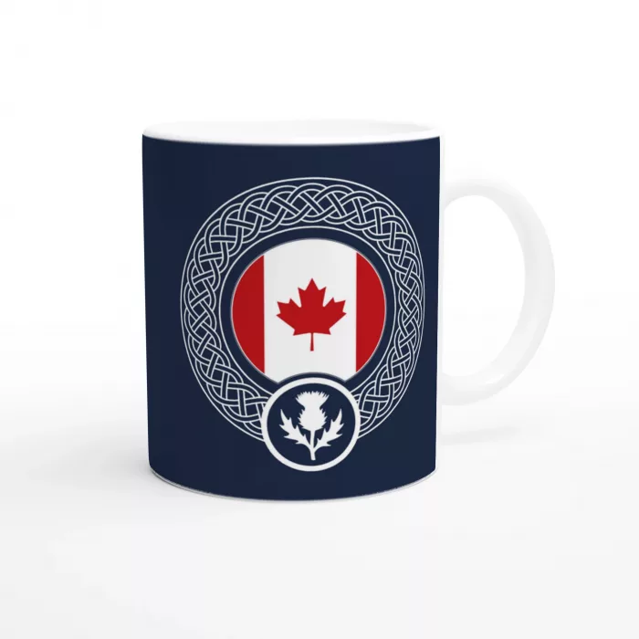 Canadian with Scottish Heritage Blue Mug