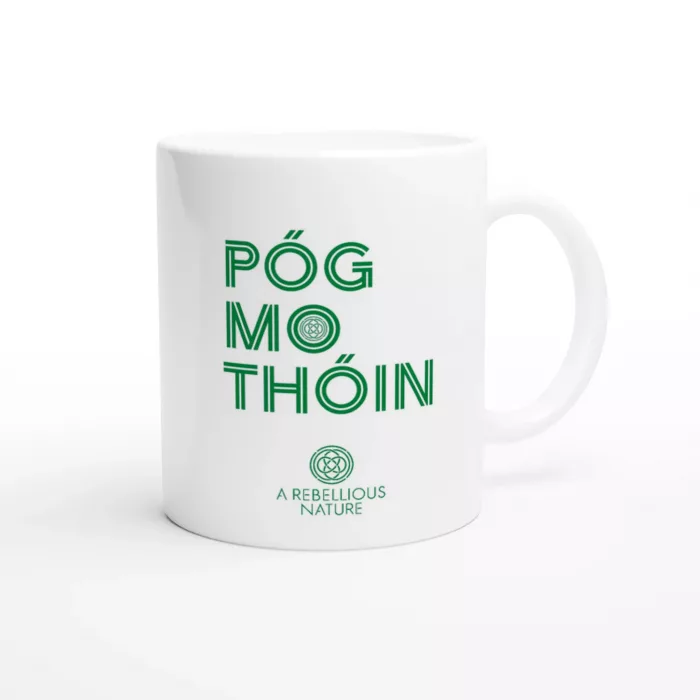 Póg Mo Thóin White Mug