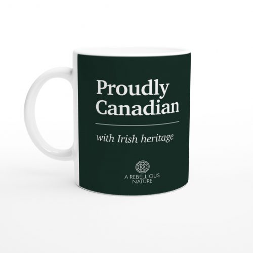 Canadian with Irish Heritage Green Mug