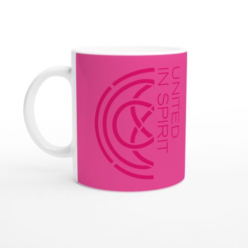 United In Spirit Deep Pink Mug