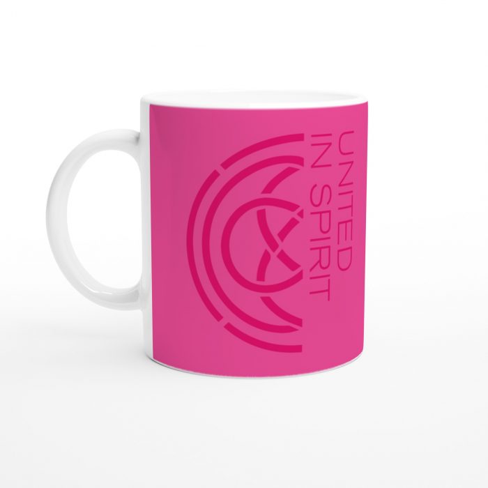 United In Spirit Deep Pink Mug