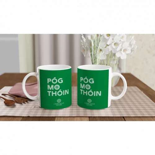 Póg Mo Thóin Green Mug