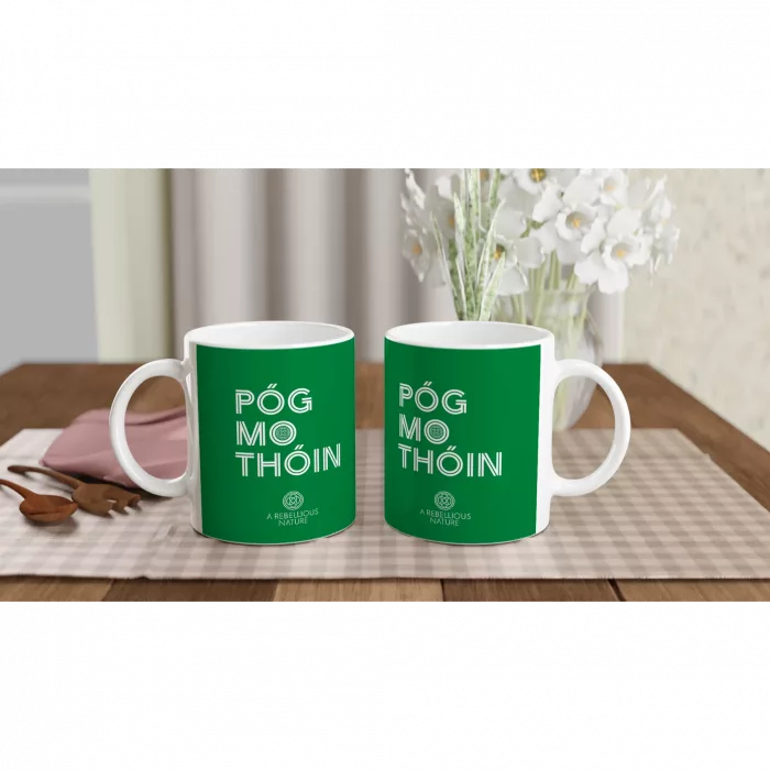 Póg Mo Thóin Green Mug