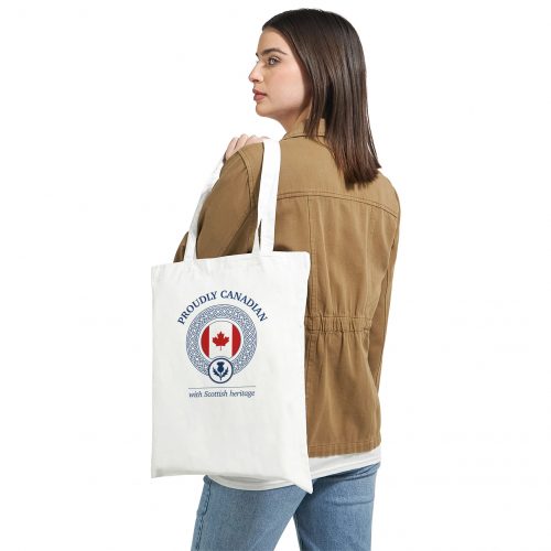 Canadian with Scottish Heritage Tote Bag