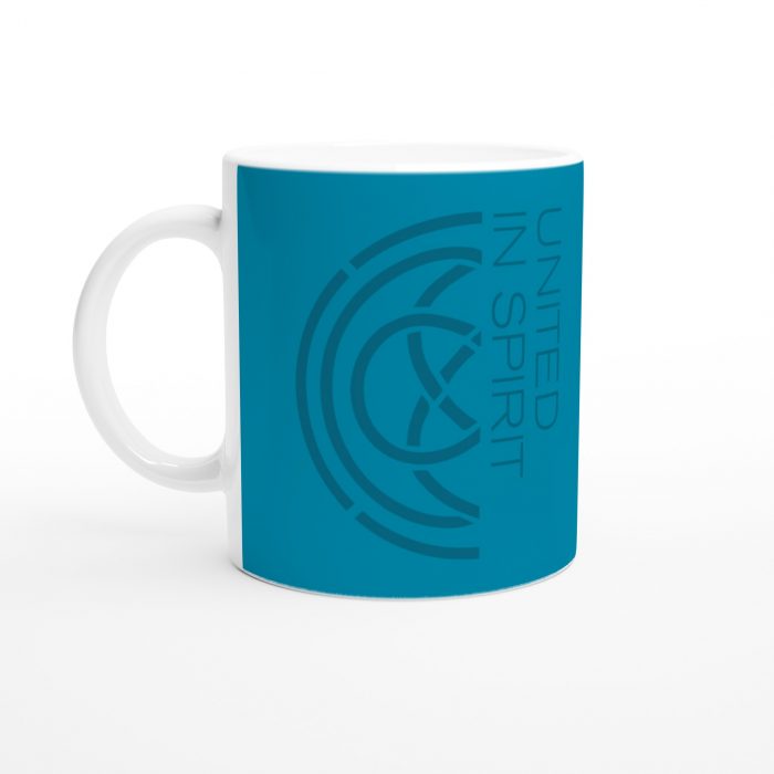 United In Spirit Teal Mug
